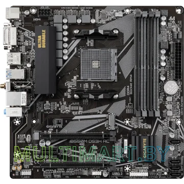 Материнская плата Gigabyte B550M DS3H AC (rev. 1.7)